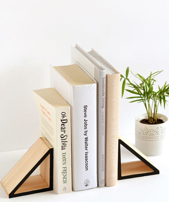 HomelySmart | 21 Fantastic DIY Book Ends Ideas You'll Want For Your ...